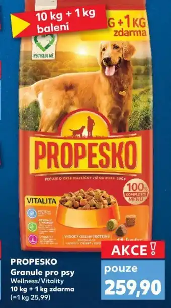 Kaufland PROPESKO Granule pro psy nabídka