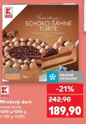 Kaufland Mražený dort nabídka