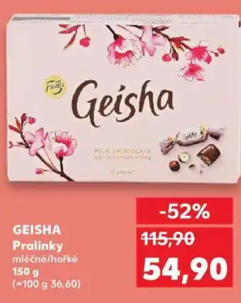 Kaufland GEISHA Pralinky nabídka