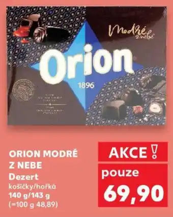 Kaufland ORION MODRÉ Z NEBE Dezert nabídka