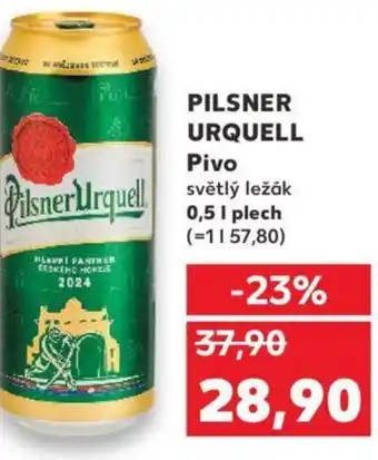 Kaufland PILSNER URQUELL Pivo 0.5L nabídka