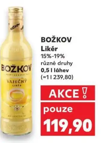 Kaufland BOŽKOV Likér 0.5L nabídka