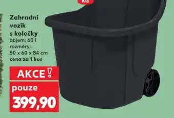 Kaufland Zahradní vozík s kolečky nabídka