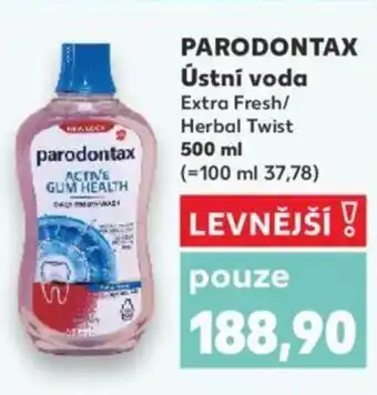 Kaufland PARODONTAX Ústní voda nabídka