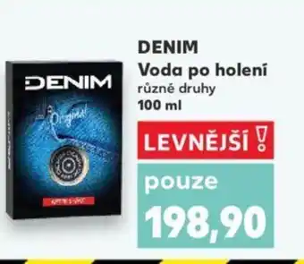 Kaufland DENIM Voda po holení nabídka