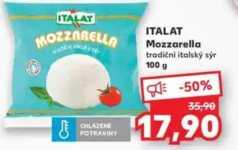 Kaufland ITALAT Mozzarella nabídka