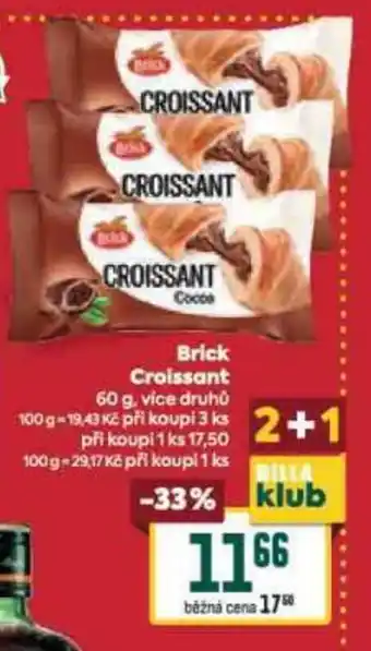 Billa Brick Croissant nabídka