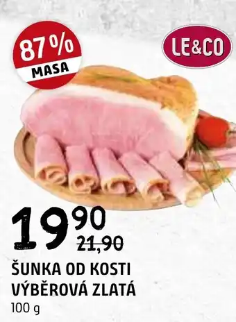 Terno ŠUNKA OD KOSTI VÝBĚROVÁ ZLATÁ nabídka
