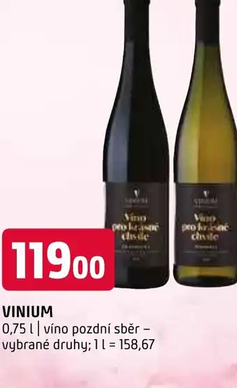 Terno VINIUM 0.75L nabídka