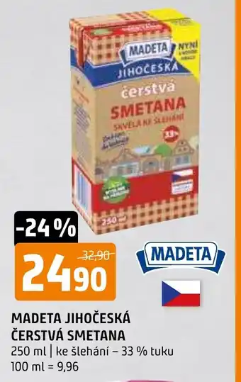 Terno MADETA JIHOČESKÁ ČERSTVÁ SMETANA nabídka