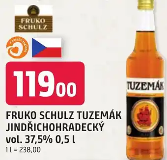 Trefa FRUKO SCHULZ TUZEMÁK JINDŘICHOHRADECKÝ vol. 37.5% 0.5L nabídka