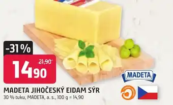 Trefa MADETA JIHOČESKÝ EIDAM SÝR nabídka