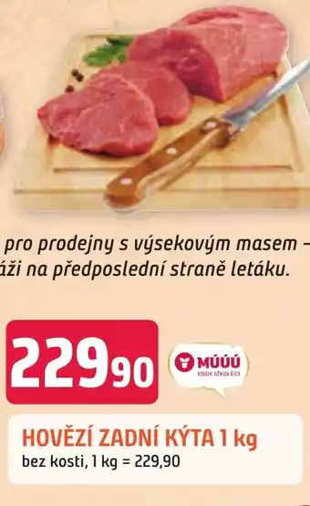 Trefa HOVĚZÍ ZADNÍ KÝTA 1 kg nabídka