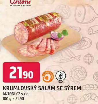 Trefa KRUMLOVSKÝ SALÁM SE SÝREM nabídka