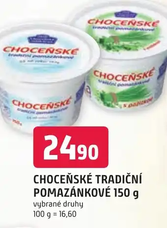 Trefa CHOCEŇSKÉ TRADIČNÍ POMAZÁNKOVÉ 150 g nabídka