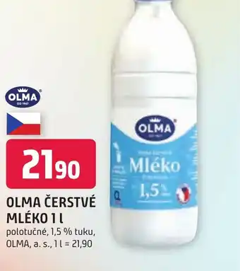 Trefa OLMA ČERSTVÉ MLÉKO 1L nabídka