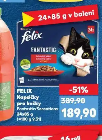 Kaufland Felix kapsičky pro kočky nabídka