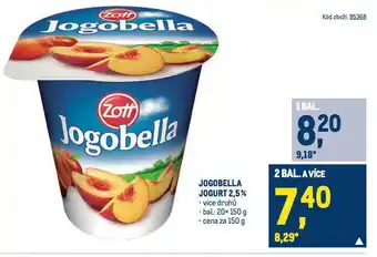 Makro Jogobella jogurt nabídka