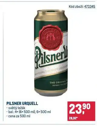 Makro Pivo pilsner urquell nabídka