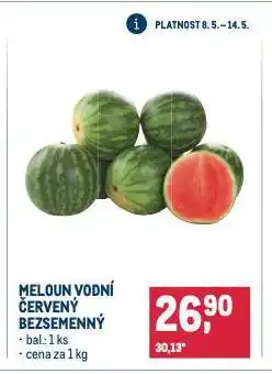 Makro Meloun vodní nabídka