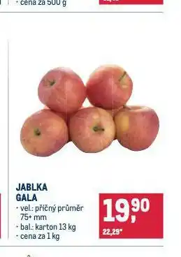 Makro Jablka nabídka