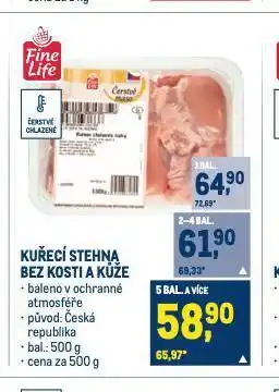 Makro Kuřecí stehna bez kosti a kůže nabídka