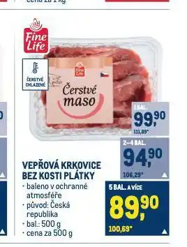Makro Vepřová krkovice bez kosti nabídka