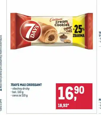 Makro 7days croissant nabídka
