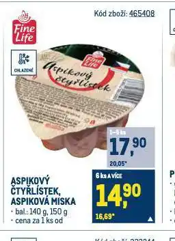 Makro Aspiková miska nabídka