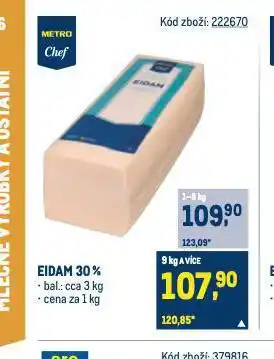 Makro Eidam 30% nabídka