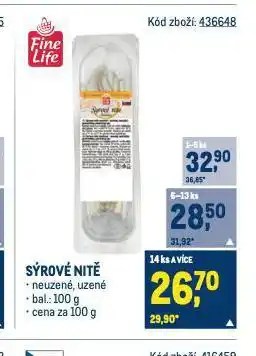 Makro Sýrové nitě nabídka