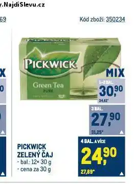 Makro Pickwick čaj nabídka