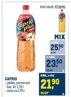 Makro Caprio nabídka