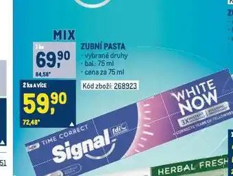 Makro Signal zubní pasta nabídka