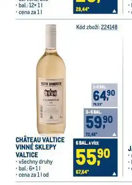 Makro Chateau valtice nabídka