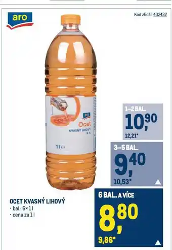 Makro Ocet kvasný lihový nabídka