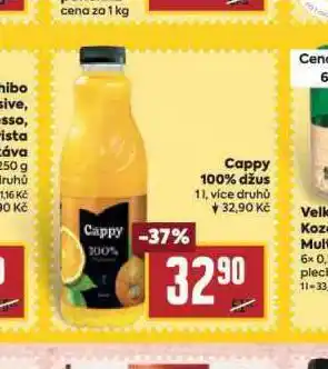 Billa Cappy 100% džus nabídka