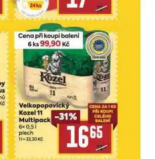 Billa Pivo velkopopovický kozel 11 nabídka