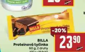 Billa Billa proteinová tyčinka nabídka