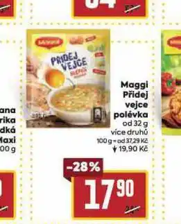 Billa Maggi přidej vejce polévka nabídka