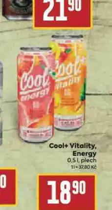 Billa Cool+ vitality energy nabídka