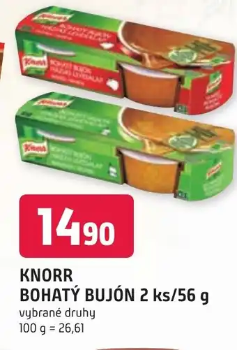 Trefa KNORR BOHATÝ BUJÓN 2 ks/56 g nabídka