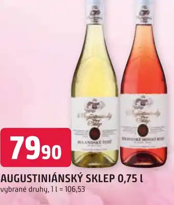 Trefa AUGUSTINIÁNSKÝ SKLEP 0,75 L nabídka