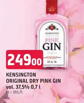 Trefa KENSINGTON ORIGINAL DRY PINK GIN vol.37.5% 0.7L nabídka