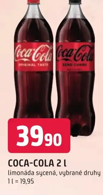 Trefa COCA-COLA 2L nabídka