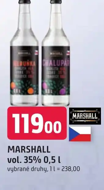 Trefa MARSHALL vol. 35% 0.5L nabídka