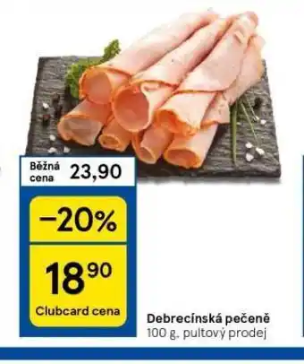 Tesco Debrecínská pečeně nabídka