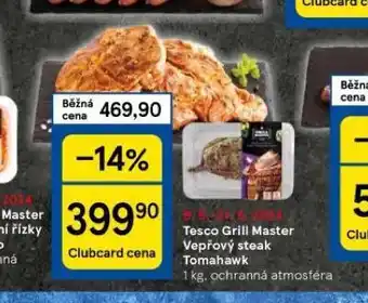 Tesco Vepřový steak tomahawk nabídka
