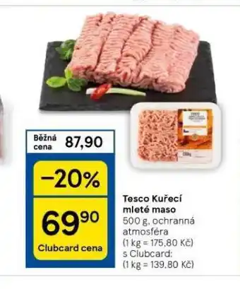 Tesco Kuřecí mleté maso nabídka