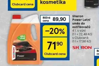 Tesco Sheron letní směs do ostřikovačů nabídka